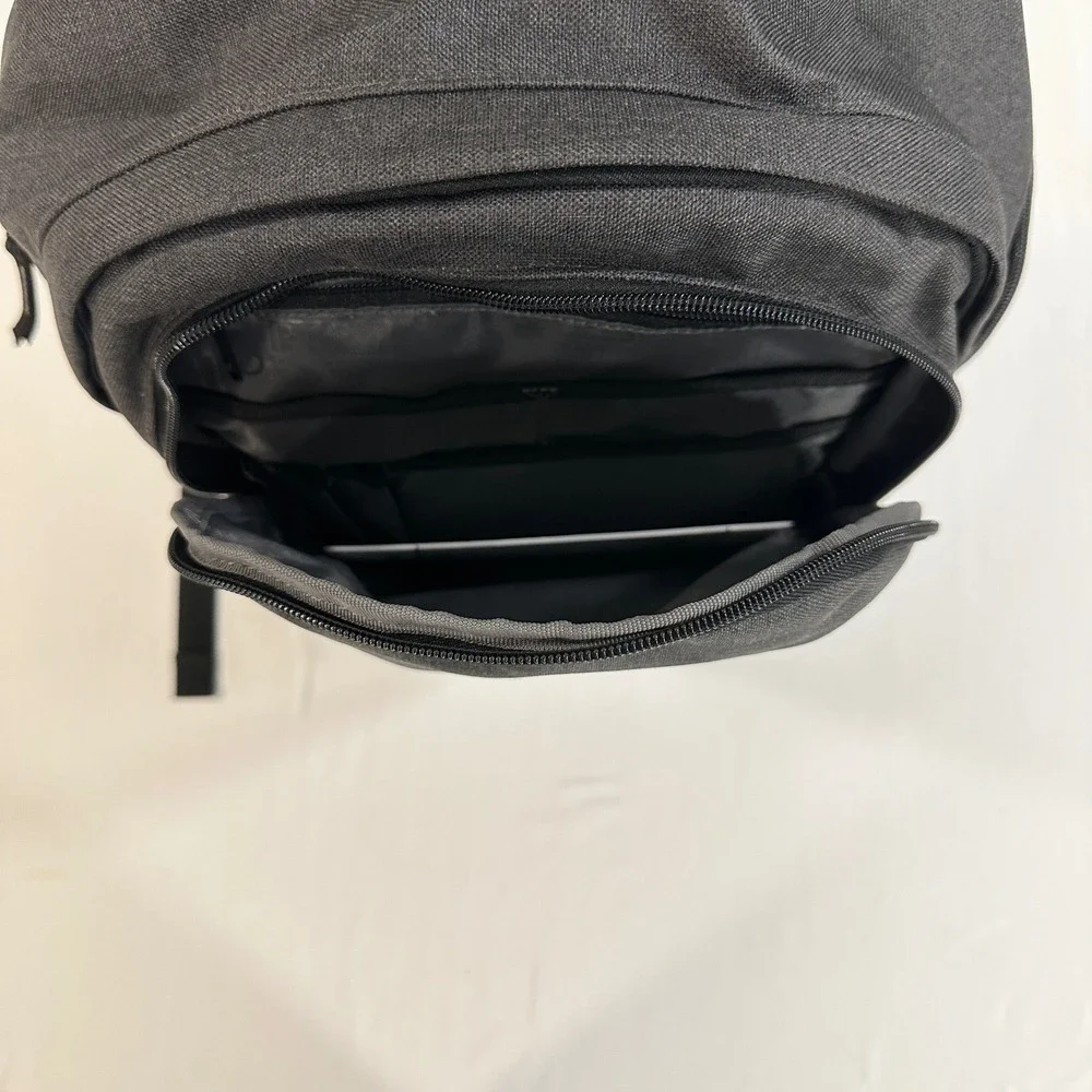 OGIO Backpack Laptop Bag Heather Grey Black Padded Straps Travel School Mens